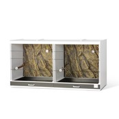 Kunststof broedkooi 2 delig met 3D achterwand