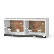 Kunststof broedkooi 2 delig met 3D achterwand