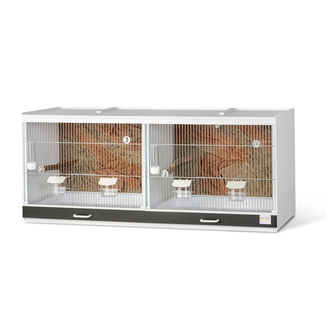 Kunststof broedkooi 2 delig met 3D achterwand