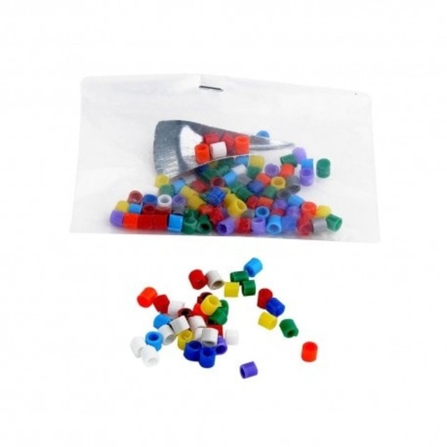 Assortiment kunststof kleurringen 3 mm