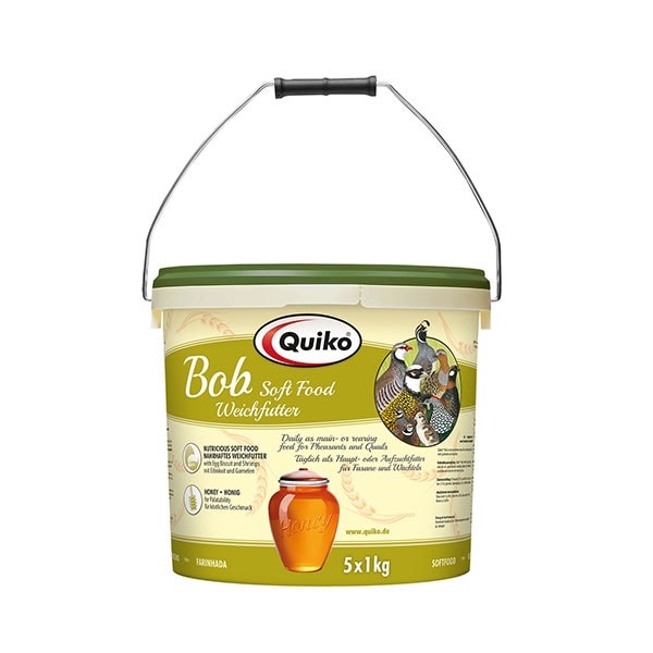 Quiko Bob 1Kg Zacht voer voor kwartels, fazanten en grondvogels