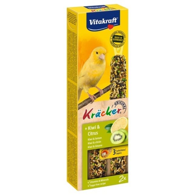Kanarie kracker kiwi 2 stuks Kanarie kracker kiwi 2 stuks