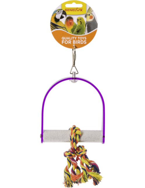 Acryl schommel met slijtzitstok middel