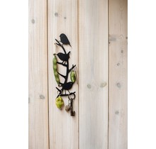 Silhouet wandhanger met vogels