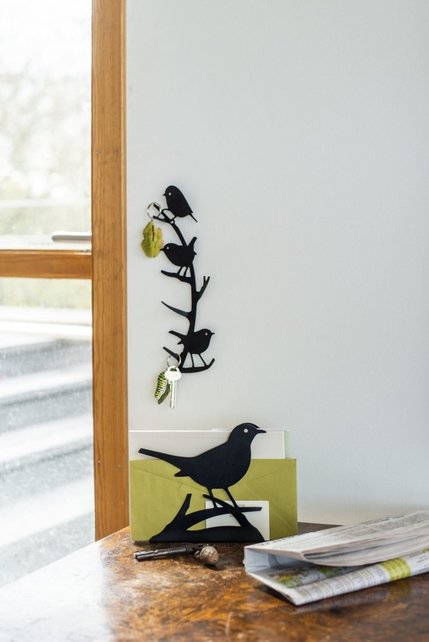 Silhouet wandhanger met vogels Silhouet wandhanger met vogels
