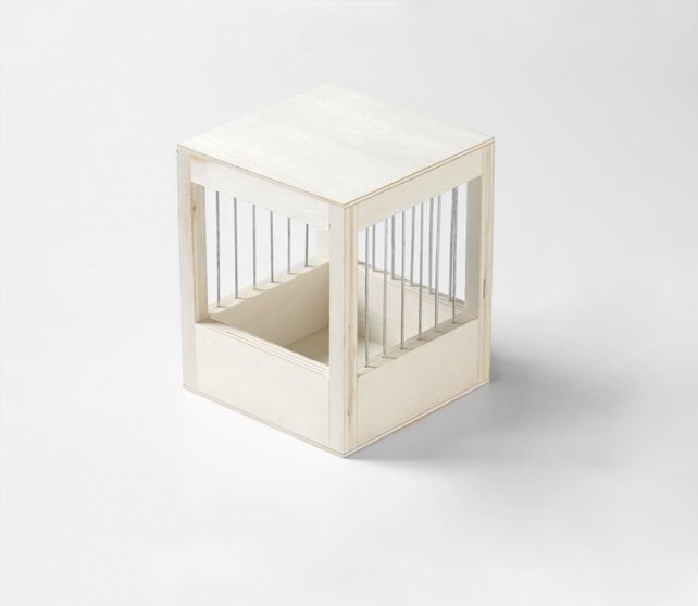 Traliesnestkast groot verlijmd Traliesnestkast groot verlijmd