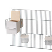 Broedblok Gouldamadine voorfront