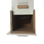 Tweedelige kunststof broedkooi met houten nestkasten – Ideaal voor tropische vogels