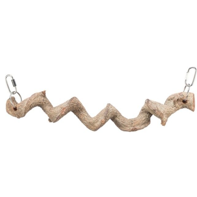 Natuurlijke zitstok  met ophanghaken Natuurlijke zitstok  met ophanghaken