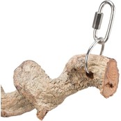 Natuurlijke zitstok  met ophanghaken Natuurlijke zitstok  met ophanghaken
