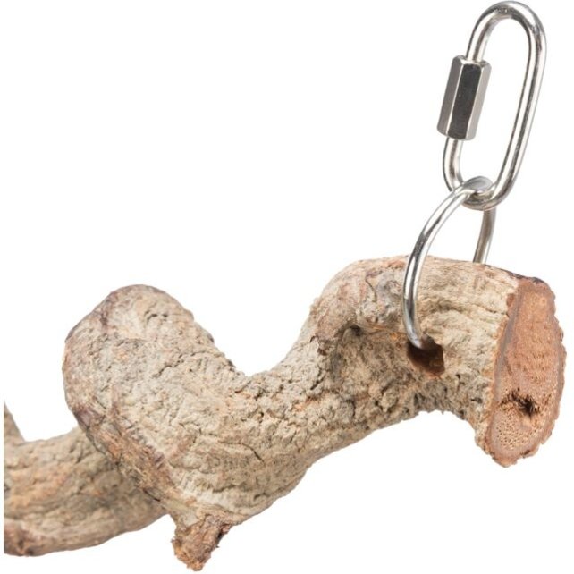 Natuurlijke zitstok  met ophanghaken Natuurlijke zitstok  met ophanghaken