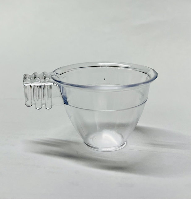 Eivoerbakje klein transparant Eivoerbakje klein transparant