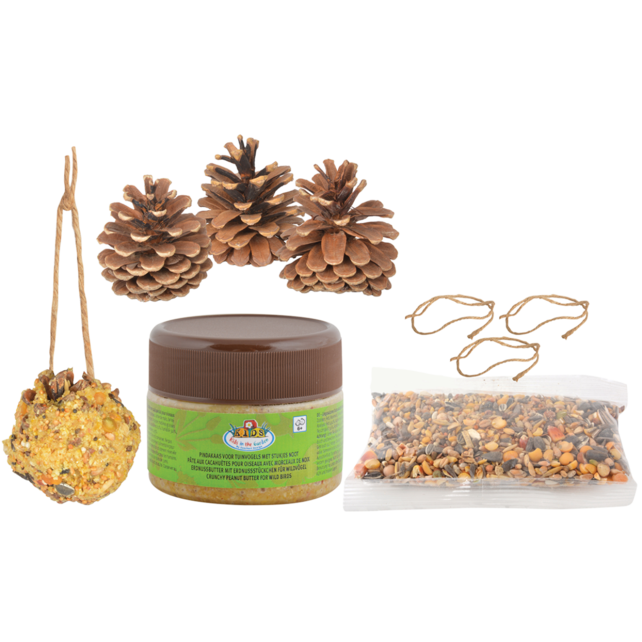 Doe-het-zelf vogelvoer dennenappels Doe-het-zelf vogelvoer dennenappels