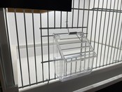 Transparant klepje tralies