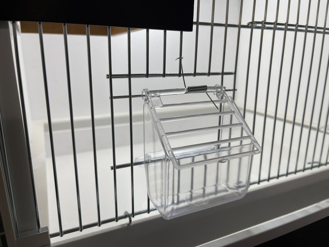 Transparant klepje tralies