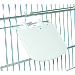 Kunststof klepje halfrond