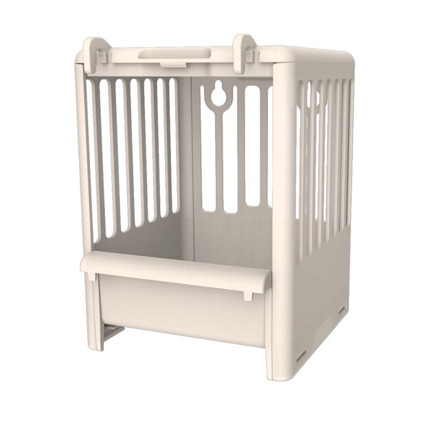 Kunststof tralies nestkast Kunststof tralies nestkast