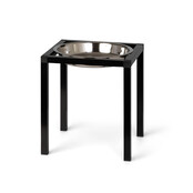 Volierebad met rvs schaal