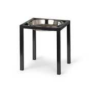 Volierebad met rvs schaal