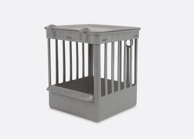 Plastic traliesnest voor kanaries van gerecycled plastic – Duurzaam & hygiënisch nest