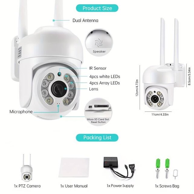 Draadloze Wifi Camera