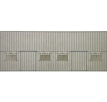 Voorfront broedkooi 80x30 cm – 2 deuren, 4 klepjes