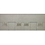 Voorfront broedkooi 80x30 cm – 2 deuren, 4 klepjes