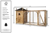 Hooiberg kippenhok Eline XL Hooiberg kippenhok Eline XL
