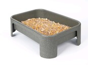 Volierebad - voerbak gerecycled Volierebad - voerbak gerecycled
