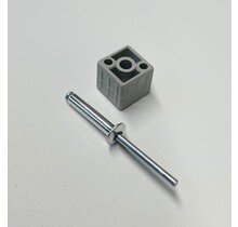 Blinde verbinding voor volièrebouw | Strak & veilig