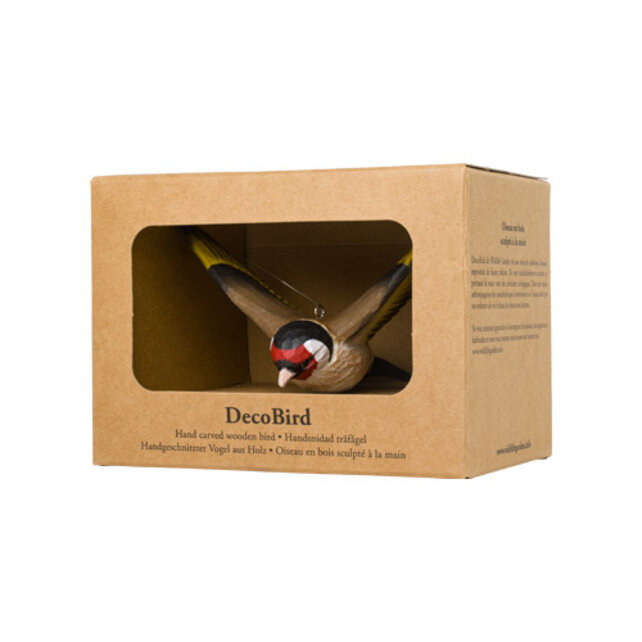 DecoBird Houten vogel vliegende putter
