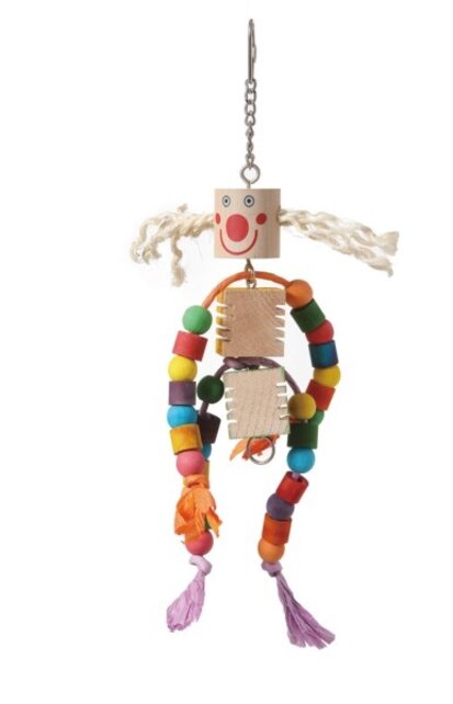 Clown vogelspeelgoed Clown vogelspeelgoed