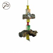 Vogelspeelgoed met kurk