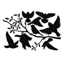 Raamstickers vogels