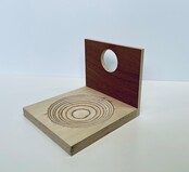 Tussenschot met bodem met kuil Tussenschot met bodem met kuil