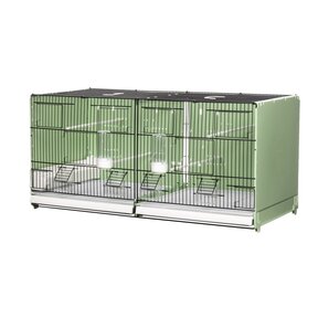 Groene metalen draadkooi 90 cm