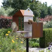 Tweet House – Cortenstaal Vogelvoederhuis Tweet House – Cortenstaal Vogelvoederhuis
