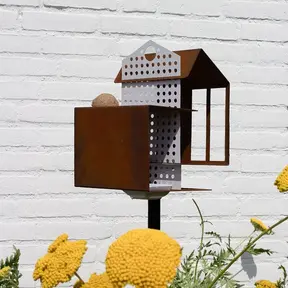 Tweet House – Cortenstaal Vogelvoederhuis