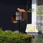 Tweet House – Cortenstaal Vogelvoederhuis Tweet House – Cortenstaal Vogelvoederhuis