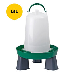 Drinktoren groen met pootjes 1,5 liter