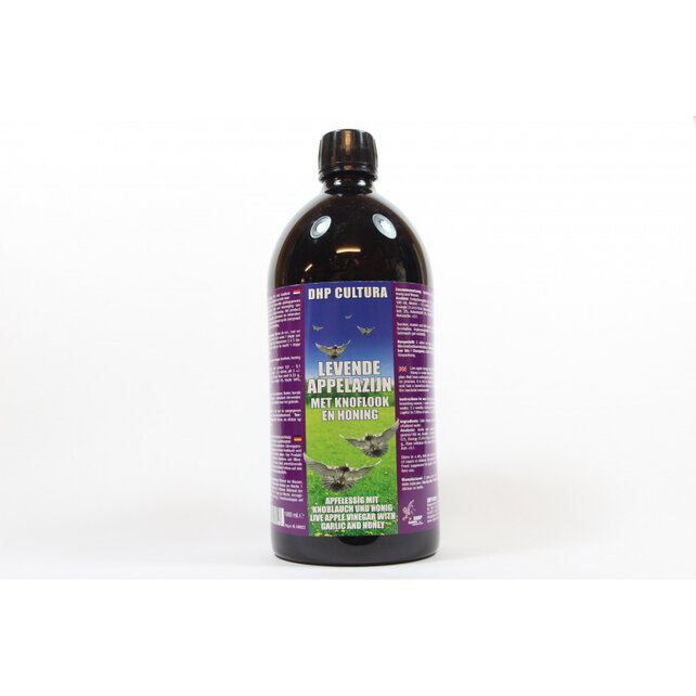 Appelazijn met honing en knoflook