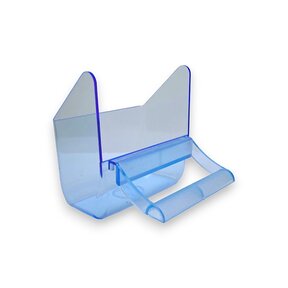 Blauw klepbakje