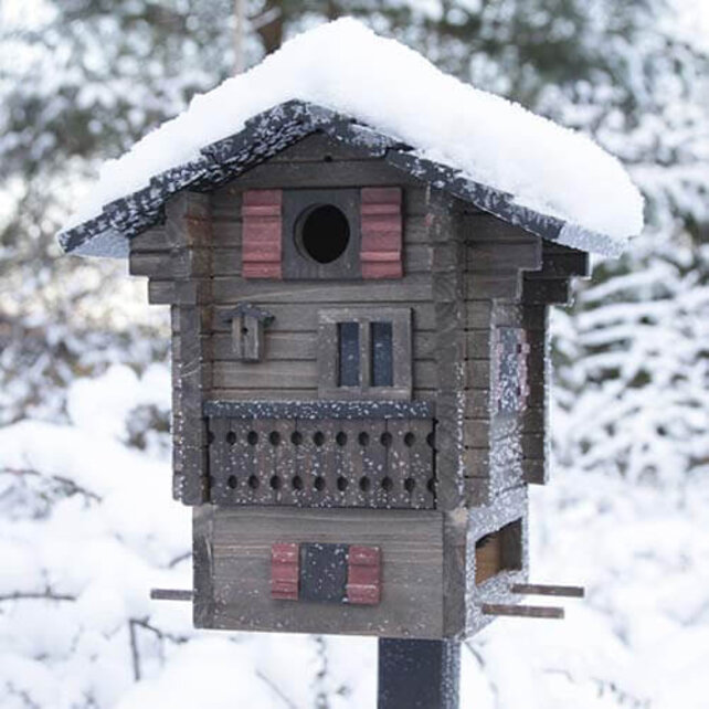 Multiholk Fjällstugan (Voederhuisje-nestkastje)