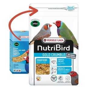 Gold Crumble Tropische Vogels 1 kilo