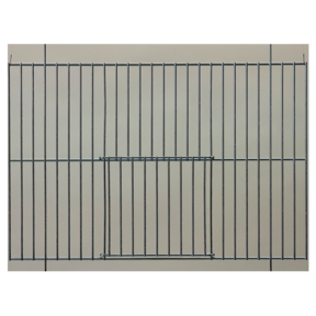 Voorfront 33 x 22 cm met pinnen en deur