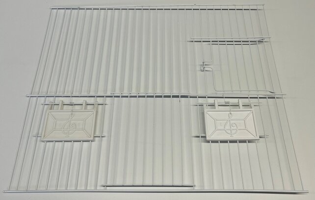 Voorfront eenvoudige kunststof broedkooi Voorfront eenvoudige kunststof broedkooi