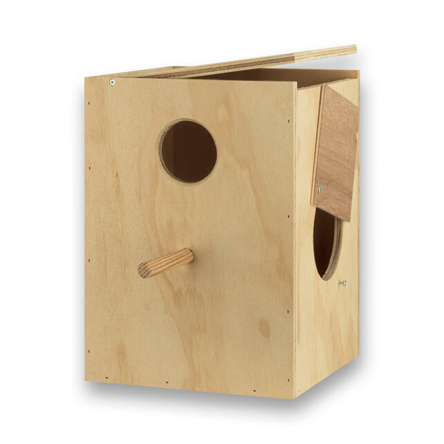 Houten Broedblok voor valkparkieten | Veilig & comfortabel