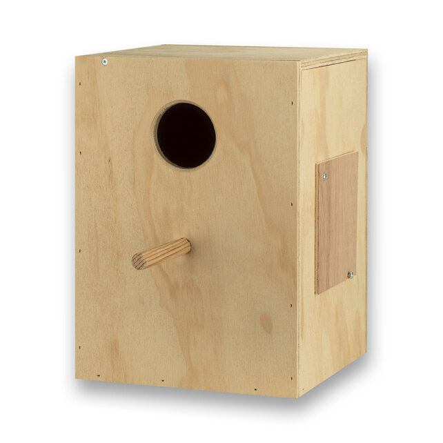 Houten Broedblok voor valkparkieten | Veilig & comfortabel