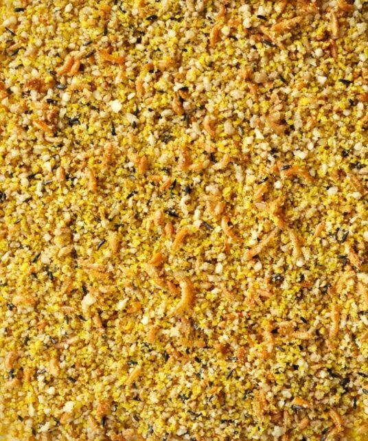 Gold Patee tropische vogels 1 kilo