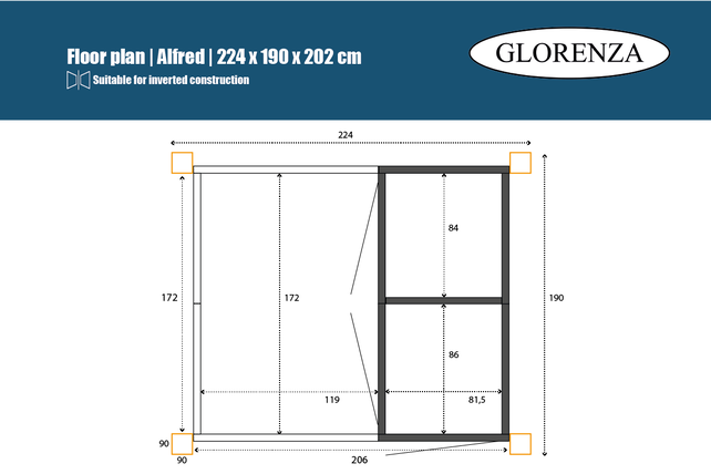 Voliere Glorenza Alfred